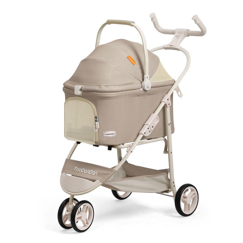 3-Wheeled Lightweight Pet Cat Carrier Stroller