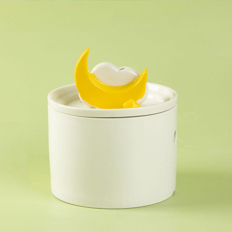 Cloud Ceramic Cat Water Fountain Bowl