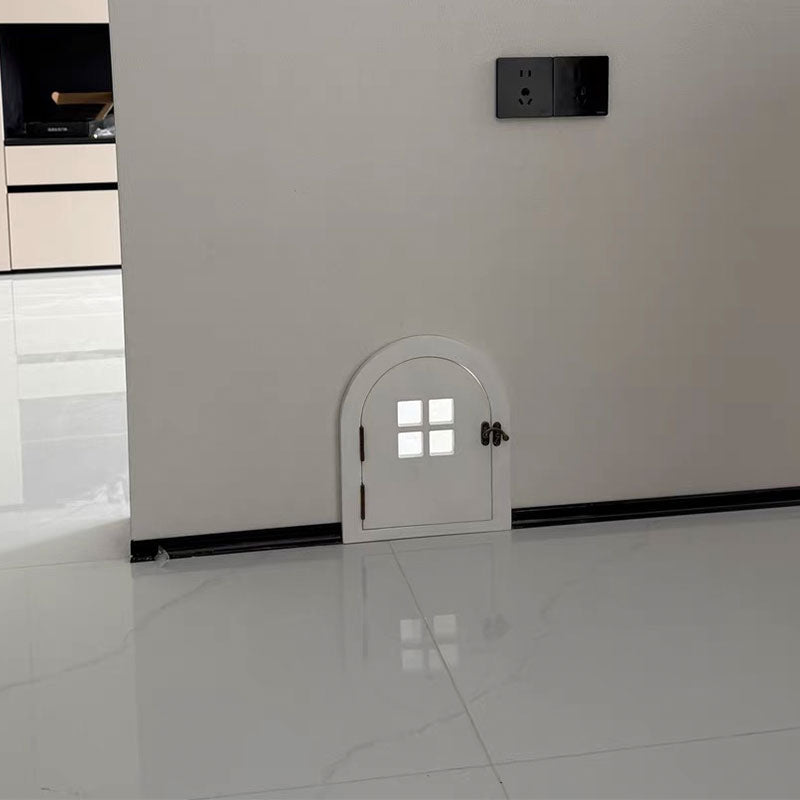 Customized Solid Wood Cat Door with Window