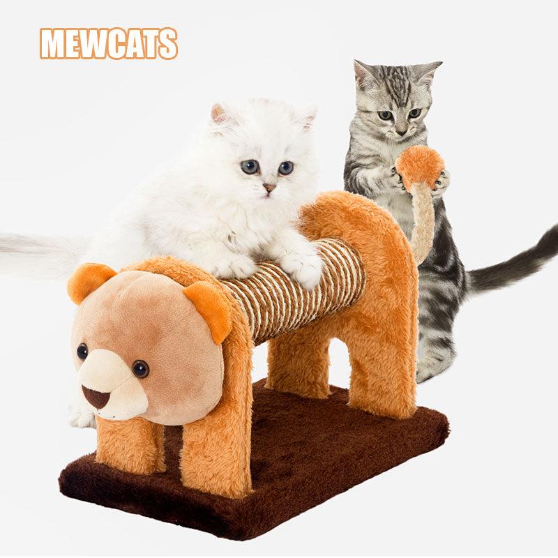 Cute Animal Cat Scratching Post for Kittens