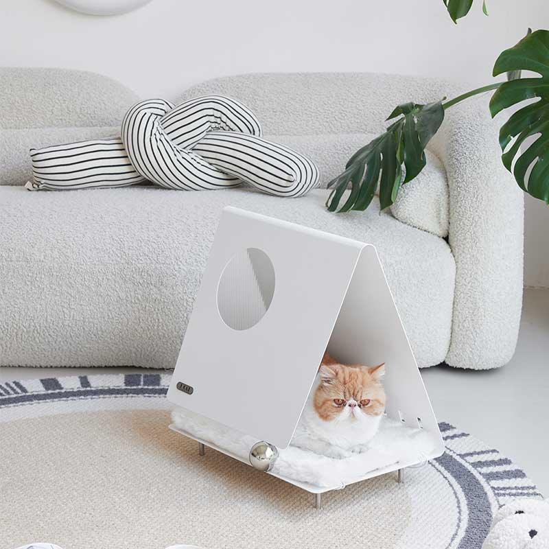 JCAT Modern Geometric Cat Bed Furniture