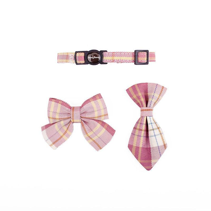 JK Bow Tie Cat Collar Set