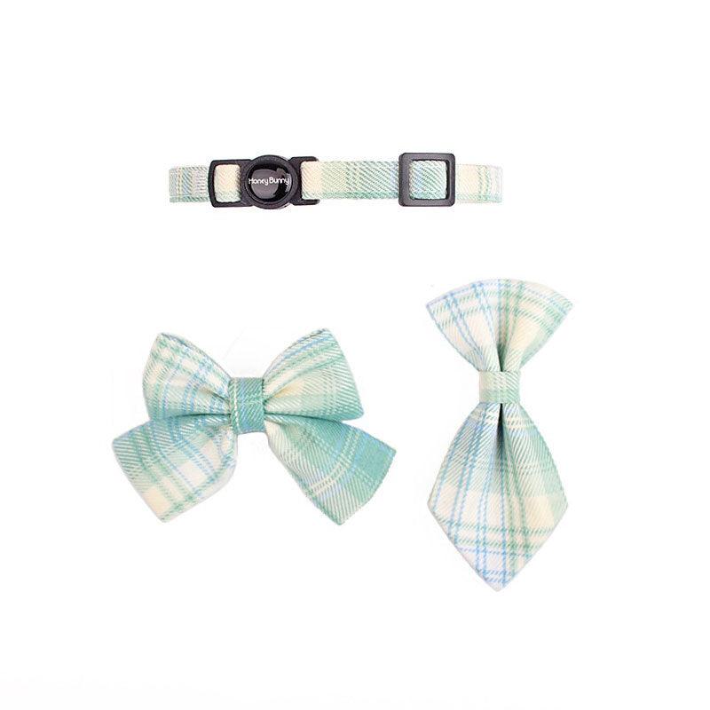 JK Bow Tie Cat Collar Set