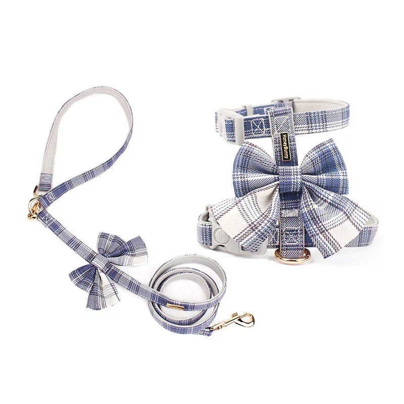 JK Bow Tie Cat Harness Escape Proof Leash