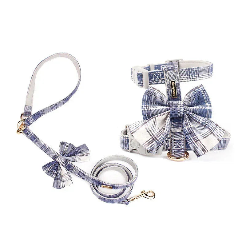 JK Bow Tie Cat Harness Escape Proof Leash