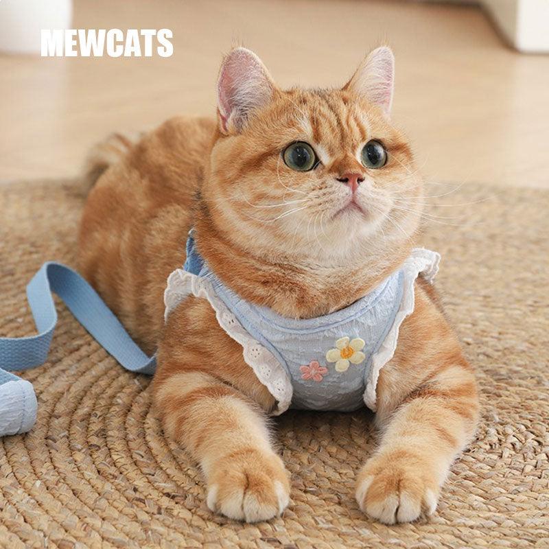 Lace Sleeve Cat Leash Cute Harness
