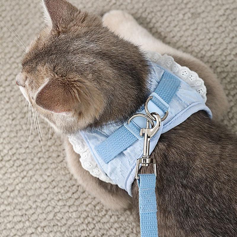 Lace Sleeve Cat Leash Cute Harness