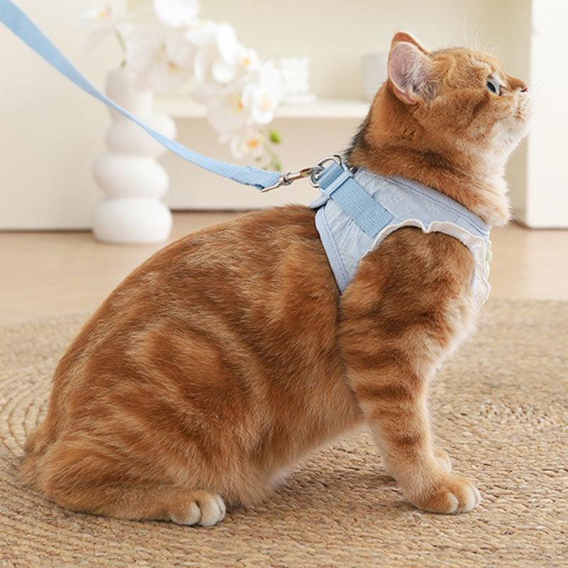 Lace Sleeve Cat Leash Cute Harness