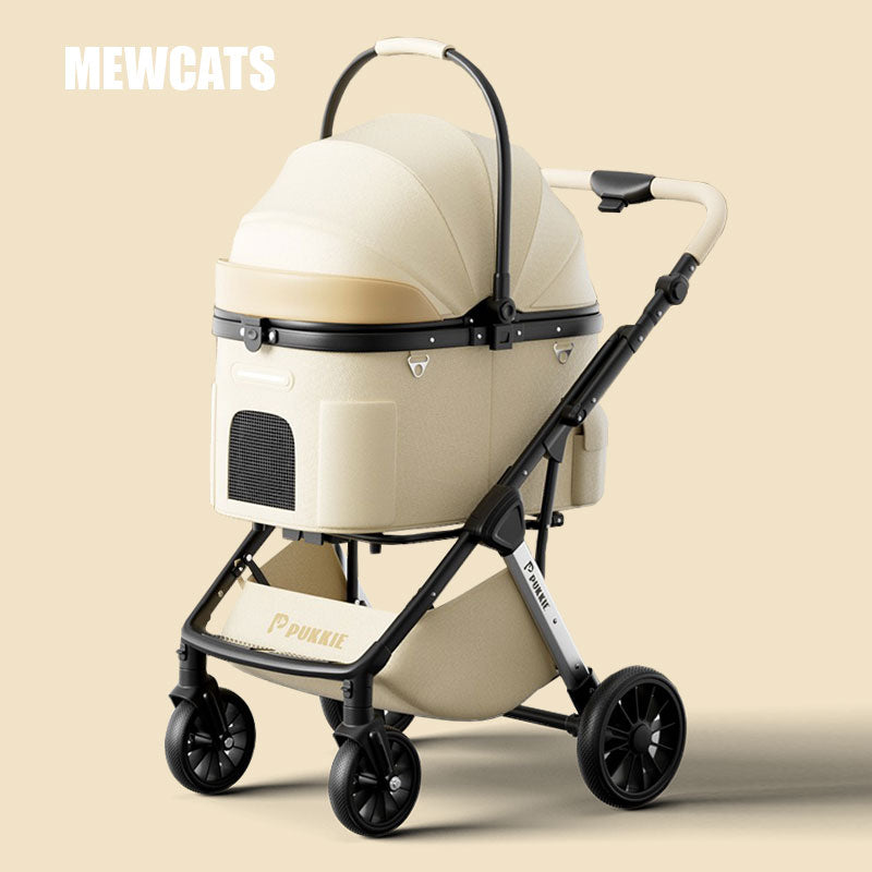 Luxury Large Smart Pet Stroller with Wheels