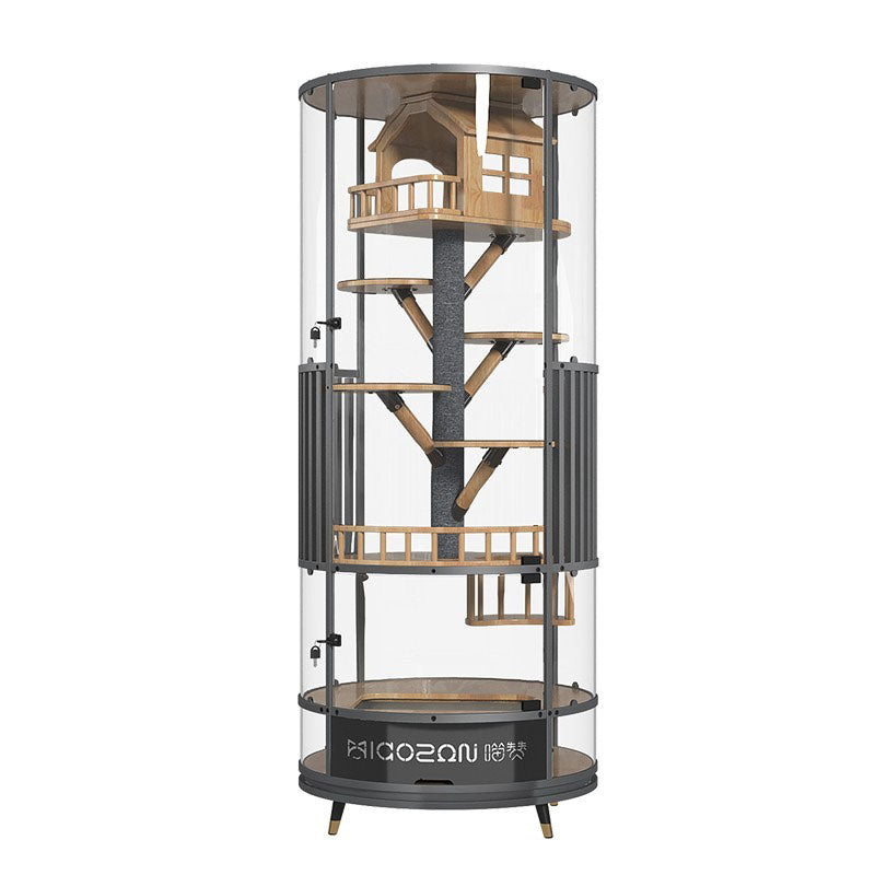 Luxury Panoramic Treehouse Glass Cat Villa