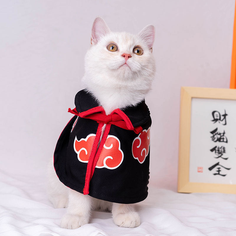 Naruto Anime Cat Cosplay Costume 5 Style Cape