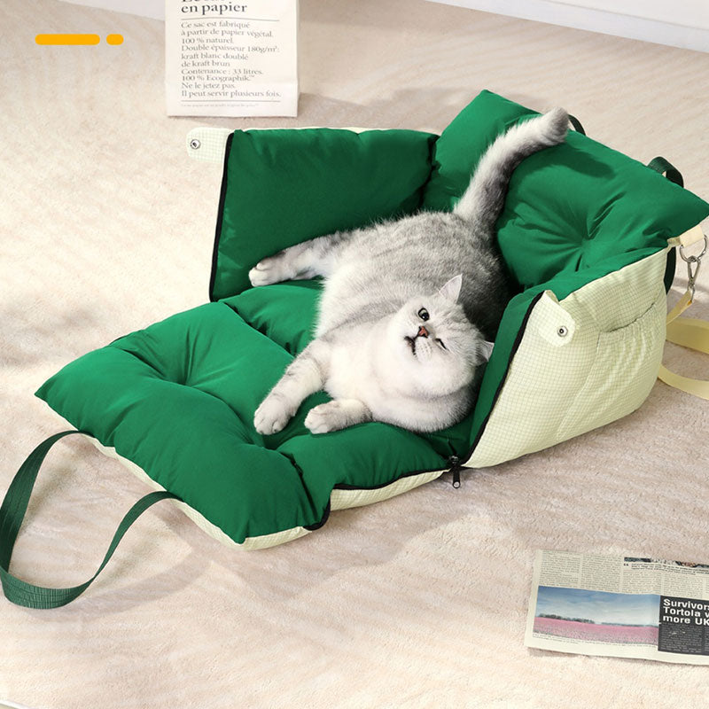 Portable Multifunctional Cat Carrier for Car