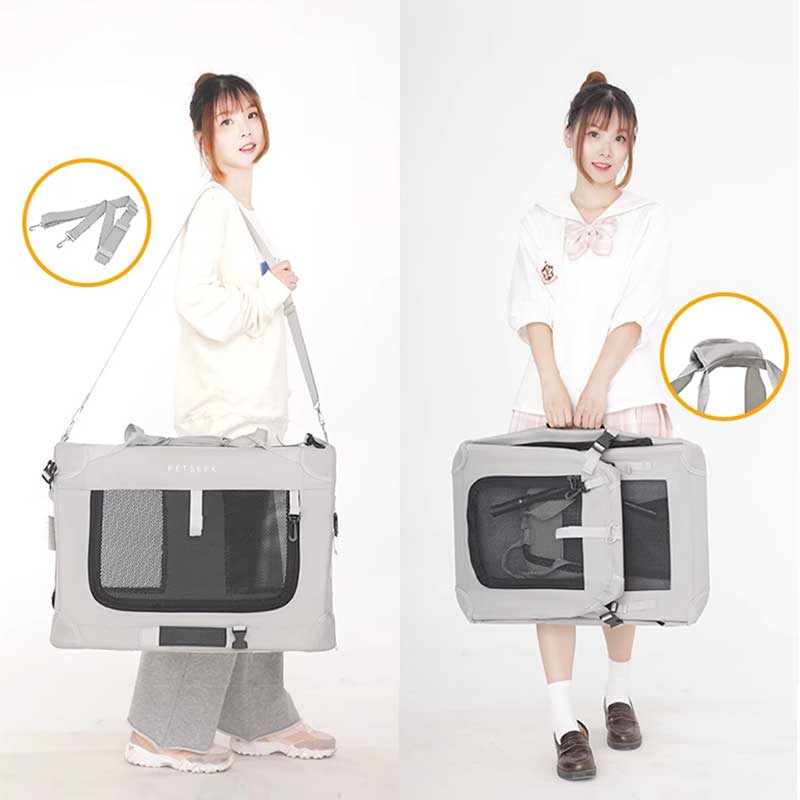 Roomy Car-Friendly Cat Carrier Tote Bag