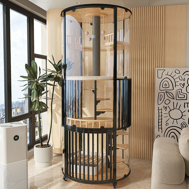 Sky Castle Panoramic Glass Cat Villa