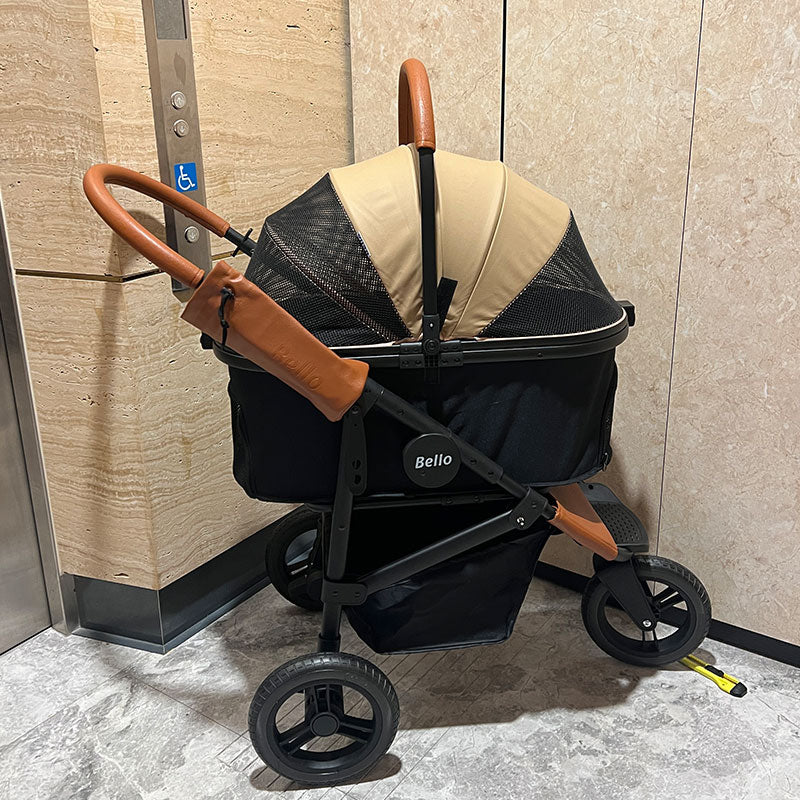 Three-wheeled Cat Carrier Stroller