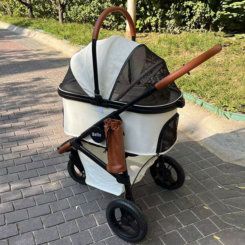 Three-wheeled Cat Carrier Stroller