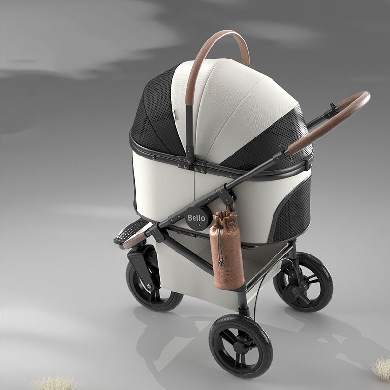 Three-wheeled Cat Carrier Stroller