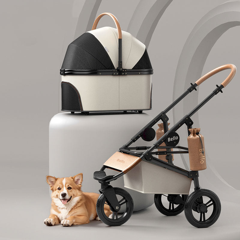 Three-wheeled Cat Carrier Stroller