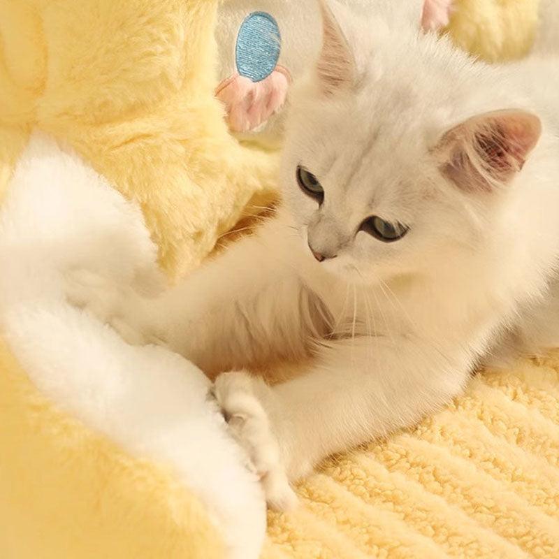 Bear Cat Bed Mat Fluffy Pemovable Pet Pad - MEWCATS