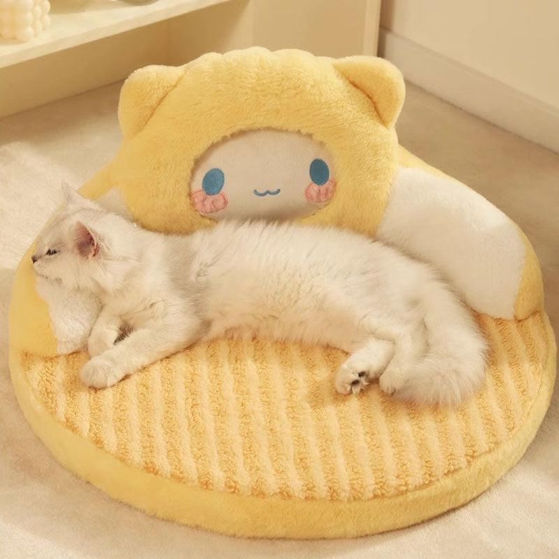 Bear Cat Bed Mat Fluffy Pemovable Pet Pad - MEWCATS