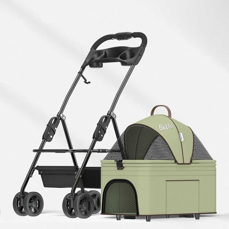 Bello Detachable Cat Stroller 3 Style Carrier On Wheels - MEWCATS