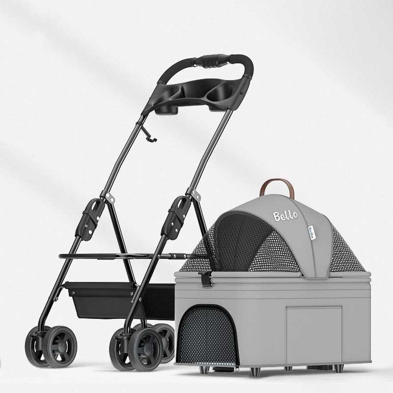 Bello Detachable Cat Stroller 3 Style Carrier On Wheels - MEWCATS