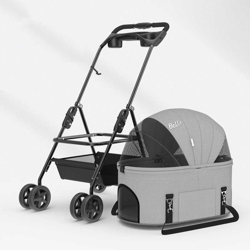 Bello Detachable Cat Stroller 3 Style Carrier On Wheels - MEWCATS
