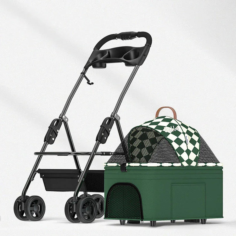 Bello Detachable Cat Stroller 3 Style Carrier On Wheels - MEWCATS