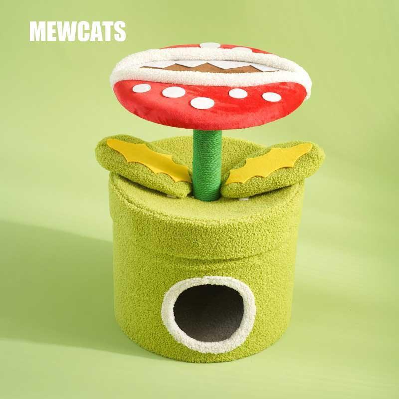Cannibal Flower Cat Tree Fun Toy Bed