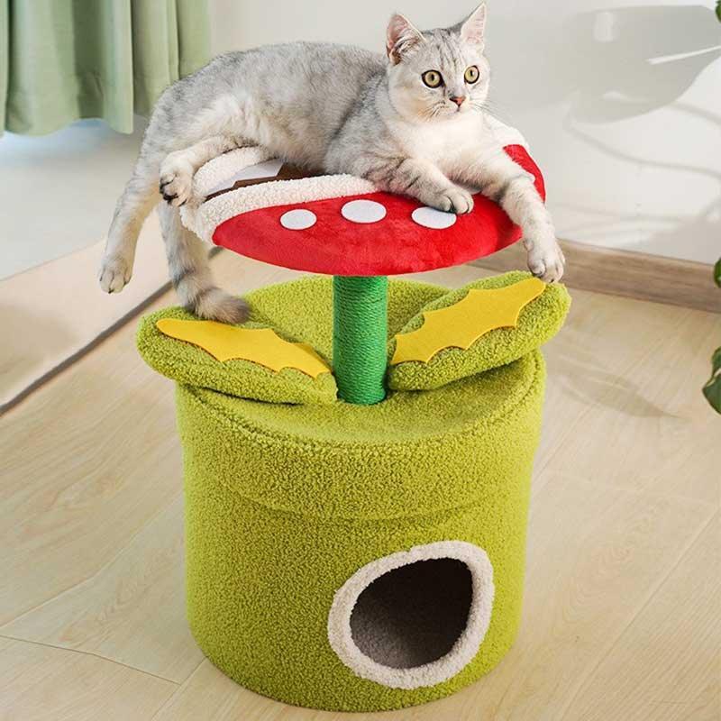 Cannibal Flower Cat Tree Fun Toy Bed