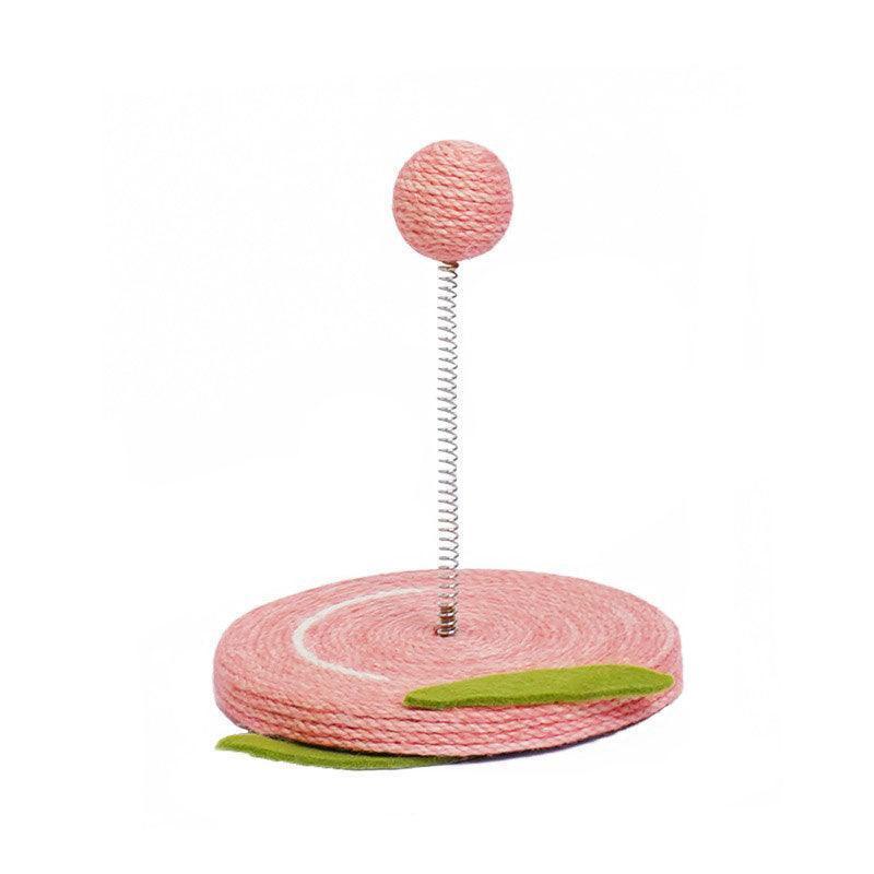 Cat Interactive Toys Spring Sisal Ball Grinding Claw Kitty Stick - MEWCATS