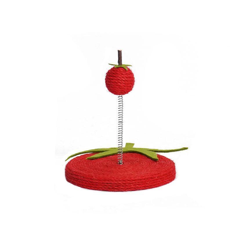 Cat Interactive Toys Spring Sisal Ball Grinding Claw Kitty Stick - MEWCATS