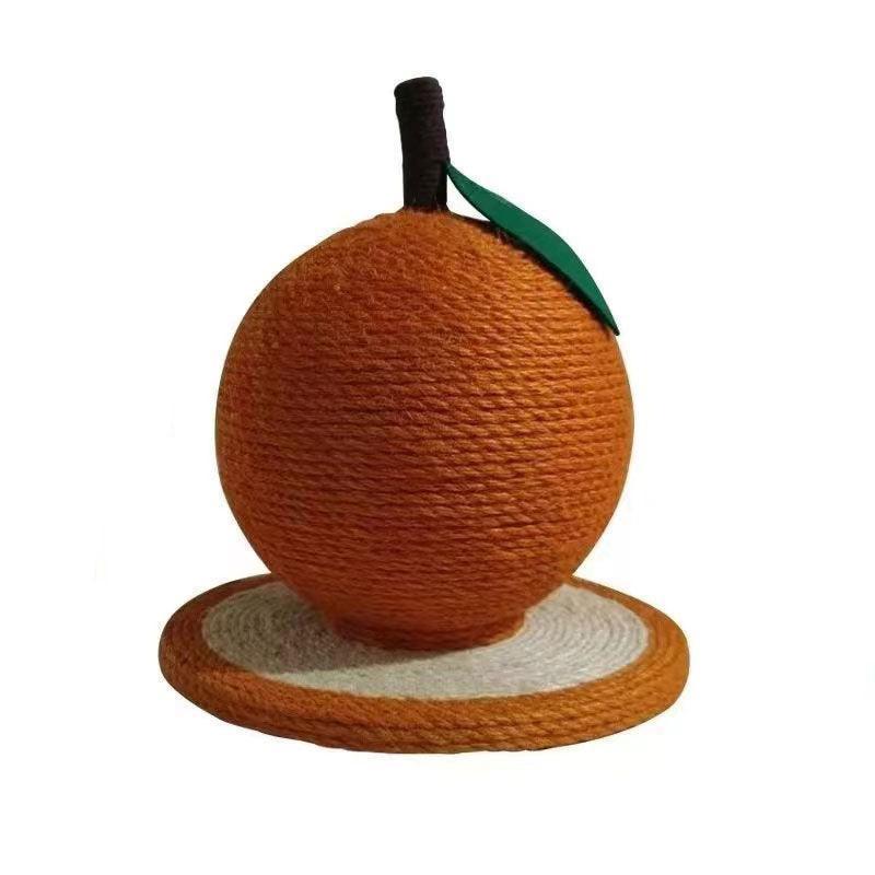 Cat Scratch Ball Orange Toy - MEWCATS