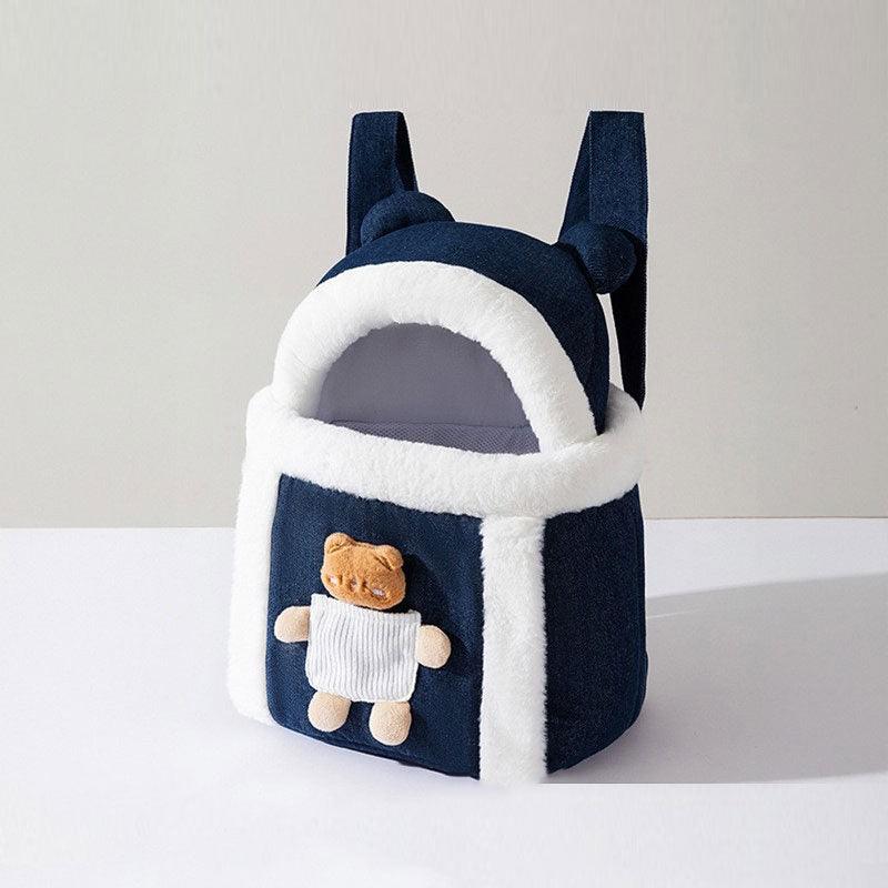 Cat Warm Bag Soft 2 Color Backpack Cat Carrier Front Pack - MEWCATS