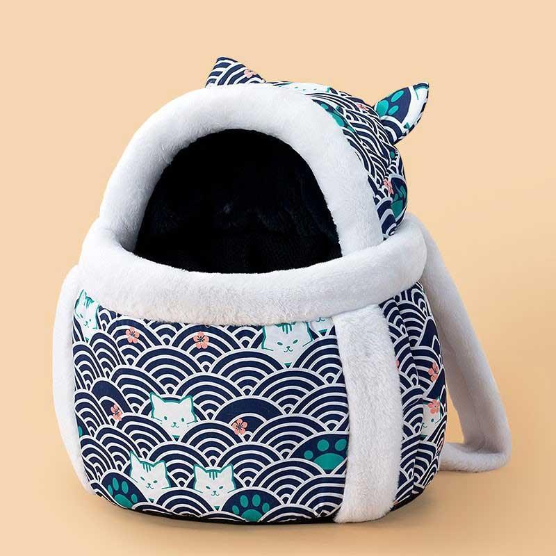 Cat Warm Bag Soft 2 Color Backpack Cat Carrier Front Pack - MEWCATS