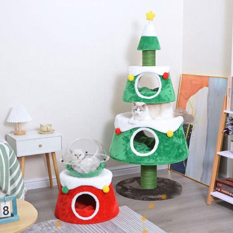 Christmas 2 Style Cat Climbing Frame Tree