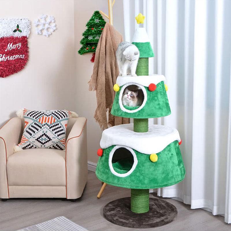 Christmas 2 Style Cat Climbing Frame Tree