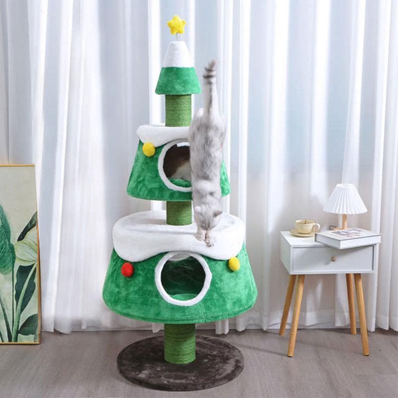 Christmas 2 Style Cat Climbing Frame Tree