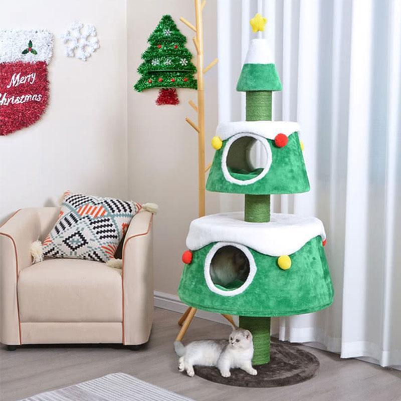 Christmas 2 Style Cat Climbing Frame Tree
