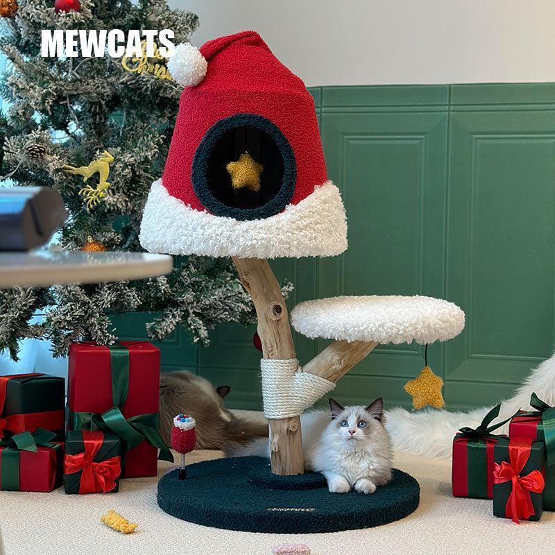 Cat christmas tree bed sale