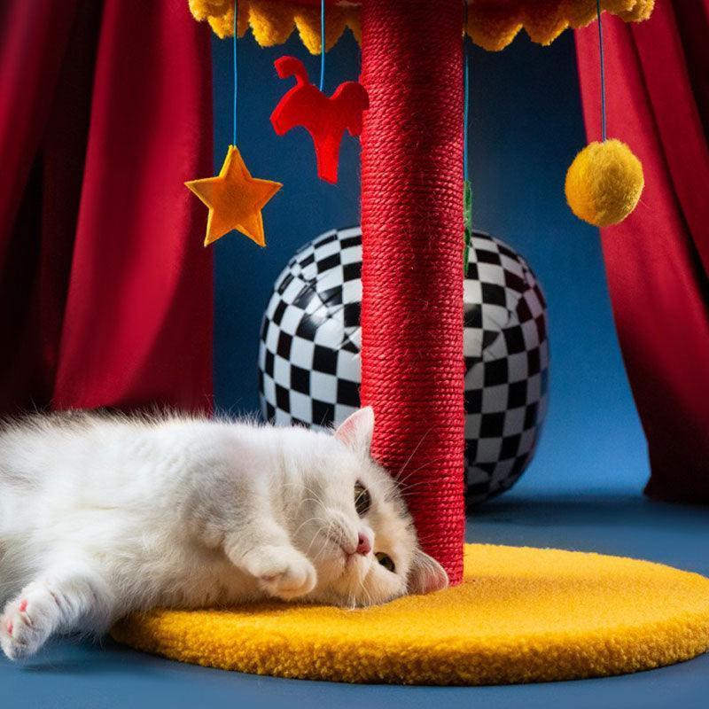 Circus Cute Cat Tower Scratching Toy - MEWCATS