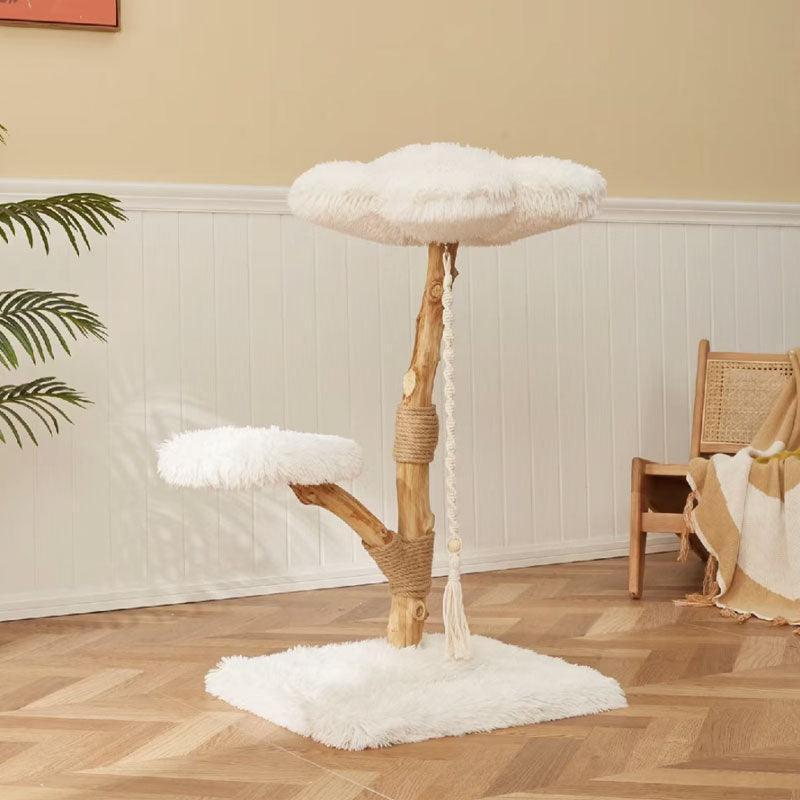 Clouds Deluxe Solid Wood Cat Tree Climbing Frame - MEWCATS