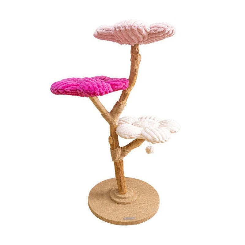 Clouds Deluxe Solid Wood Cat Tree Climbing Frame - MEWCATS