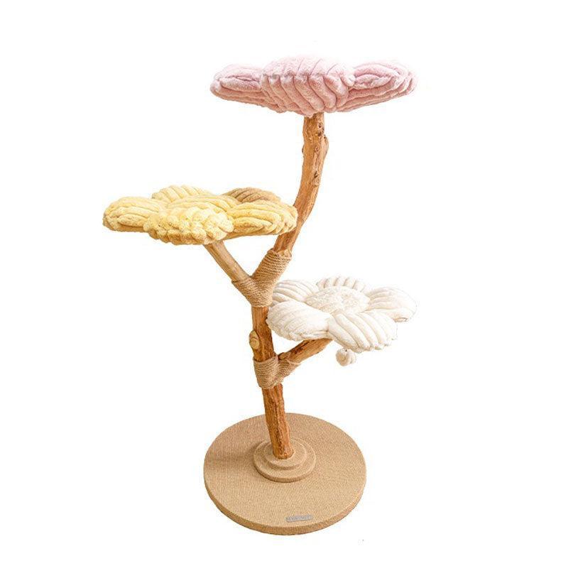 Clouds Deluxe Solid Wood Cat Tree Climbing Frame - MEWCATS