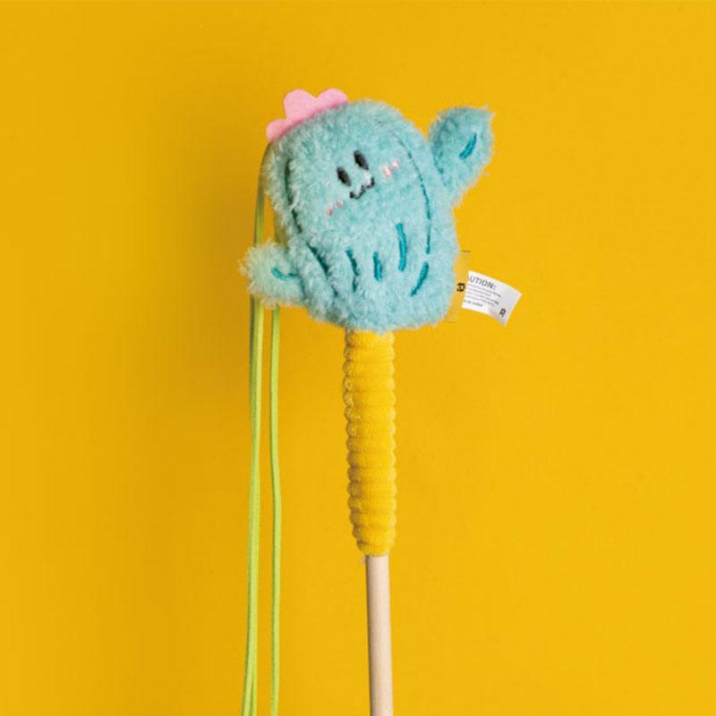 Cute Cat Stick With Bell Kitty Interactive Toys - MEWCATS