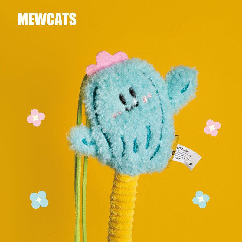Cute Cat Stick With Bell Kitty Interactive Toys - MEWCATS