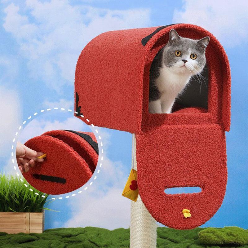 Postbox Cat Climbing Frame Cat Bed All In One Cat Tree
