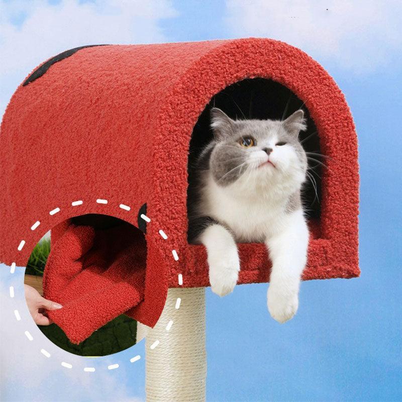 Postbox Cat Climbing Frame Cat Bed All In One Cat Tree