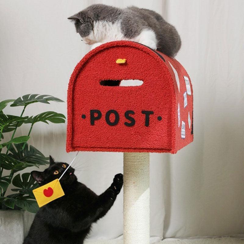 Postbox Cat Climbing Frame Cat Bed All In One Cat Tree