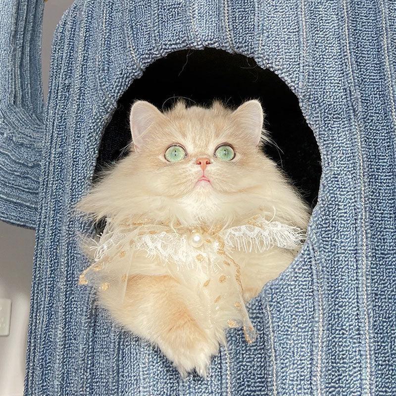Deluxe Large Cactus Solid Cat Tree Climbing Frame - MEWCATS